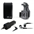 Автомобильный держатель и FM-трансмиттер для iPhone Dexim iCruz Audio Handsfree Kit, цвет черный (DCA234)