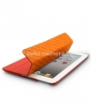 Кожаный чехол для iPad 3 и iPad 4 Melkco Slimme Cover Type (Red LC), цвет красный
