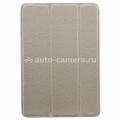 Кожаный чехол для Pad mini / iPad mini 2 (retina) Melkco Slimme Cover Type, цвет White LC