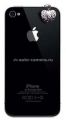 Мобильное украшение для iPhone, iPad, Samsung и HTC линия Сердце, цвет purple