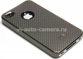 Пластиковый чехол для iPhone 4/4S iCover High Glossy, цвет Check Pattern Dark Silver (IP4-HG-CH/DS)