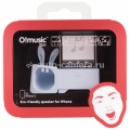 Подставка для iPhone 5 / 5S Ozaki O!music Zoo Rabbit A, цвет Blue (OM936RA)