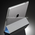 Защитная наклейка на заднюю крышку iPad 3 и iPad 4 SGP Skin Guard Series, цвет серый карбон (SGP09042)