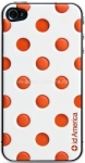 Наклейки Наклейка на заднюю крышку iPhone 4 и 4S id America Cushi Dot, цвет Sunkist White (CSI-404-WHT)