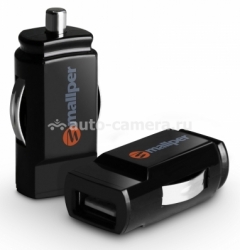 Автомобильное зарядное устройство для iPhone, iPad, Samsung и HTC MALLPER USB Car Charger 2,1A, цвет черный ( MAAPOWERCAR2.1)