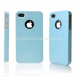 Чехол для iPod touch 4G iCover Rubber, цвет Blue (IT4-RF-BL)