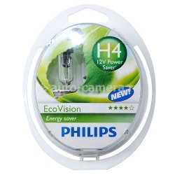 Галогенные лампы Philips H4 12v 60/55w LongLife EcoVision 12342LLECOS2 2 шт.