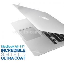 Глянцевые защитные пленки на экран и корпус MacBook Air 11" SGP Incredible Shield Ultra Coat (SGP09227)