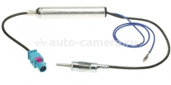 ISO-коннектор на антенну для VW, Audi, Opel, Skoda прямой длинный (с питанием) IC-UNA2/Intro ANT-2