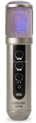 Конденсаторный USB микрофон для PC и Maс MXL, цвет Metalic (USB.009)
