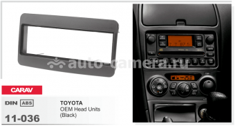 Переходная рамка для Toyota OEM Head Units Carav 11-036