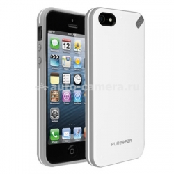 Противоударный чехол для iPhone 5 / 5S Pure Gear Slim Shell Case, цвет white (02-001-01819)