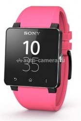 Сменный силиконовый браслет Sony Smartwatch Wrist Strap 2, цвет Pink