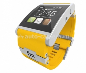 Умные наручные часы для iPhone, Samsung и HTC I'm Watch Color, цвет yellow (IMWALY02C02)